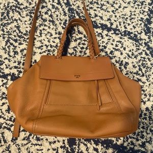 Tory Burch half moon satchel